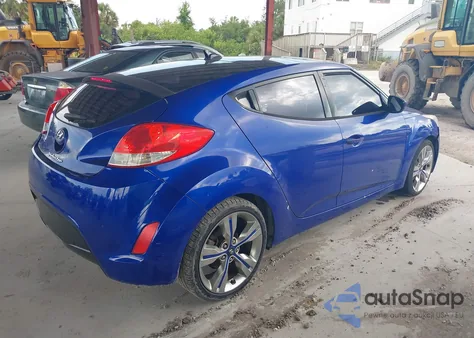 2012 Hyundai Veloster Base W/Gray из США, поврежденный, VIN KMHTC6AD0CU034683